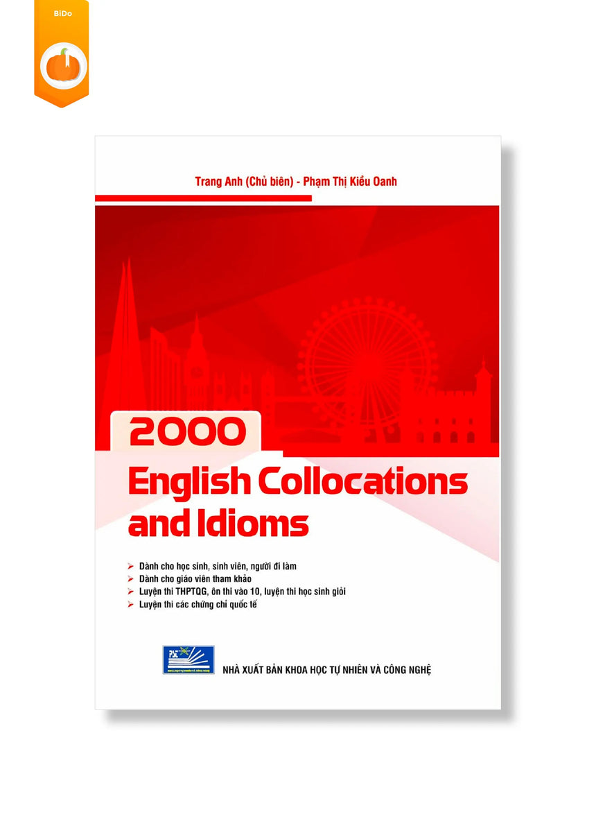 2000 English Collocation and Idioms - Bido - Tiệm Sách Việt tại Australia