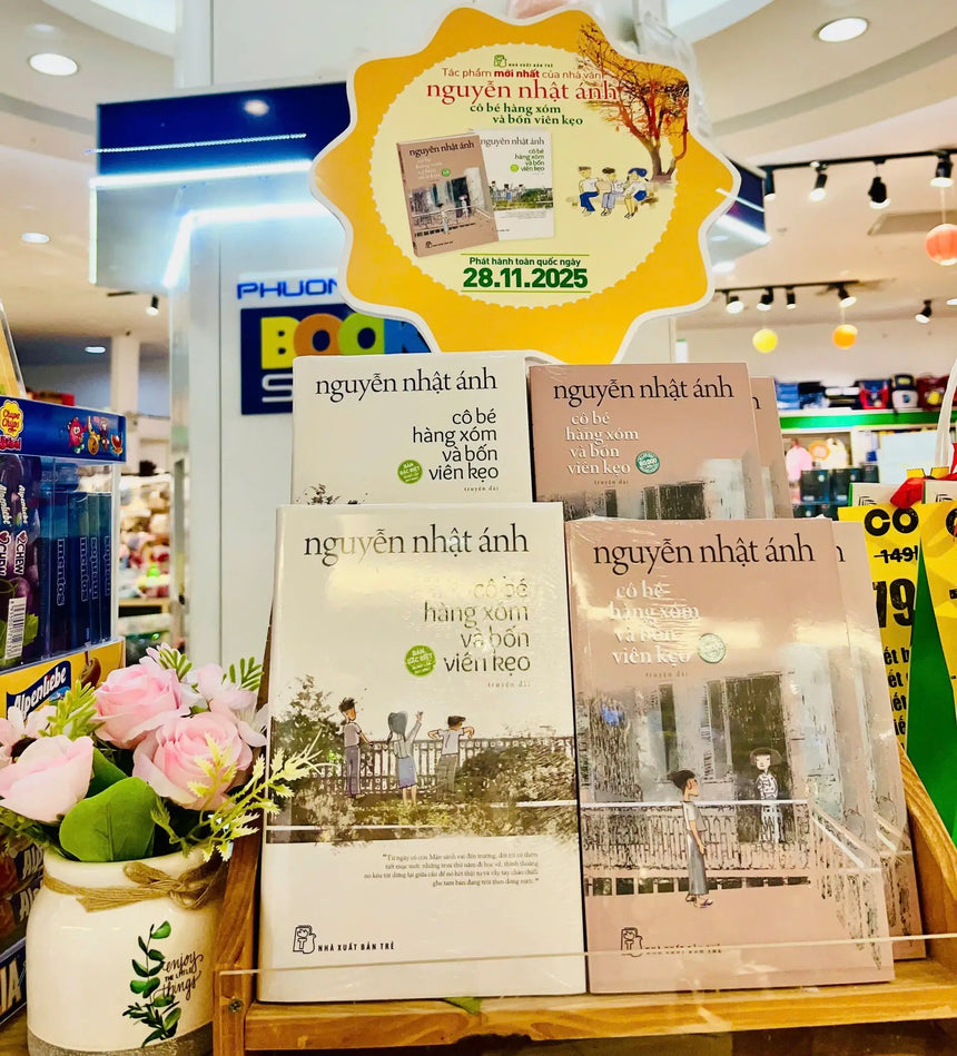 Cô Bé Hàng Xóm Và Bốn Viên Kẹo (Nguyễn Nhật Ánh) - 2 phiên bản & quà tặng kèm