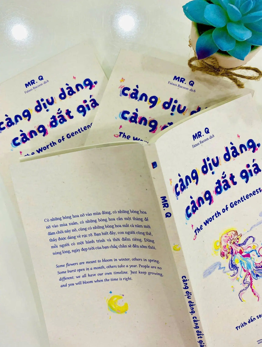 [pre-order] Sách song ngữ Anh Việt - Càng Dịu Dàng, Càng Đắt Giá - The Worth Of Gentleness Bido - Tiệm Sách Việt tại Australia