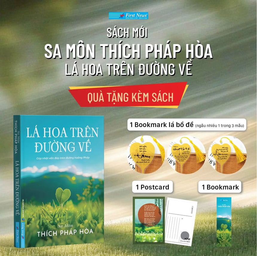 [pre-order] Combo Sách Thích Pháp Hòa - Chia Sẻ Từ Trái Tim & Con Đường Chuyển Hóa & Lá Hoa Trên Đường Về Bido - Tiệm Sách Việt tại Australia