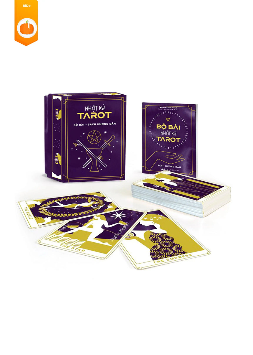 BỘ BÀI NHẬT KÝ TAROT (Kèm Sách Hướng Dẫn) - Bido - Tiệm Sách Việt tại Australia