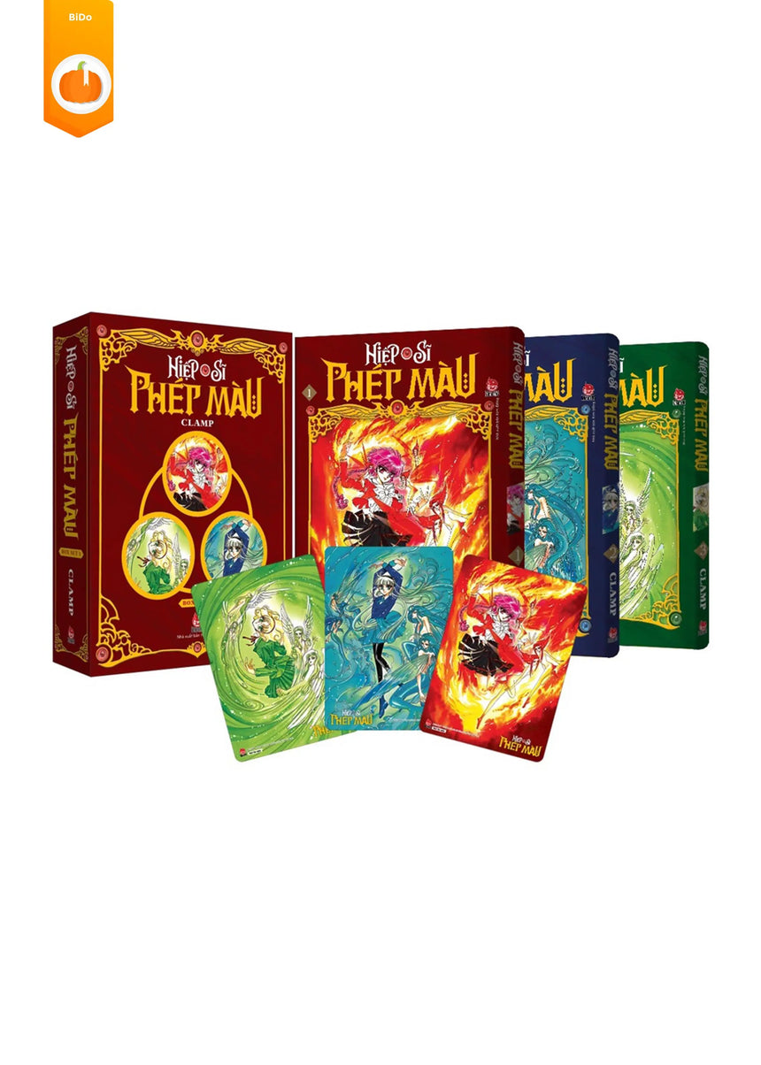 Boxset Hiệp Sĩ Phép Màu phần 1 - Magic Knight Rayearth (Bộ 3 Cuốn) - Clamp - Bido - Tiệm Sách Việt tại Australia