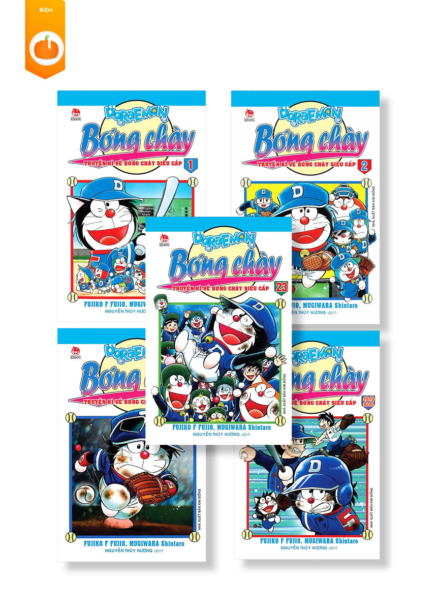 Doraemon Bóng Chày - Truyền Kì Về Bóng Chày Siêu Cấp (trọn bộ 23 tập) - 10% off + FREE SHIP - Bido - Tiệm Sách Việt tại Australia