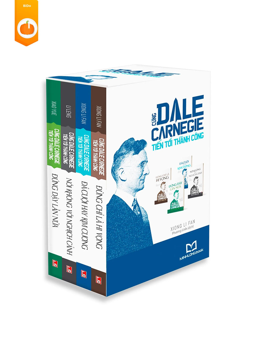 [pre-order] Combo sách Cùng Dale Carnegie Tiến Tới Thành Công (Bộ 4 cuốn) BiDo - Tiệm Sách Việt