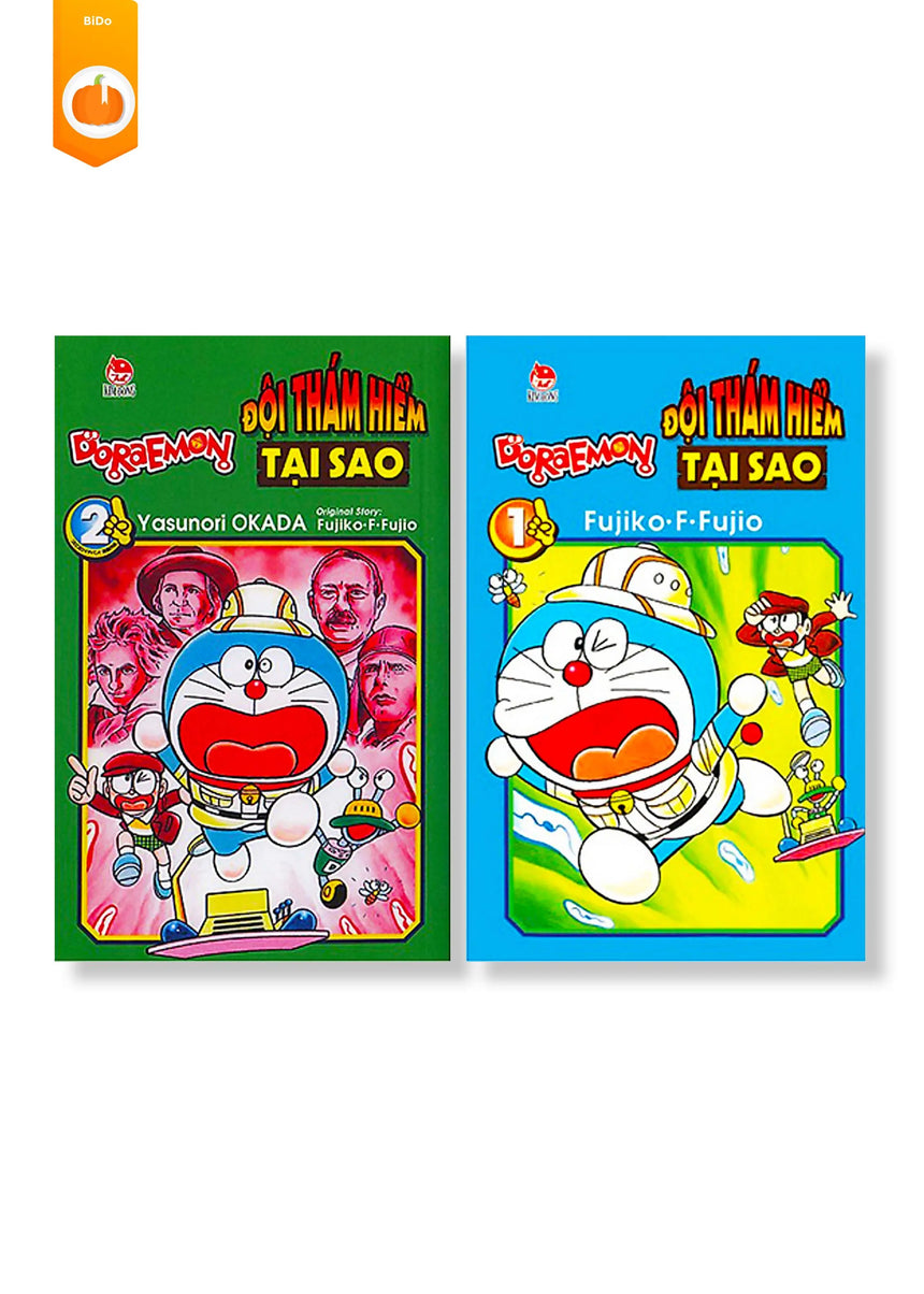 Combo Doraemon Đội thám hiểm tại sao? (Tập 1 + 2) - Bido - Tiệm Sách Việt tại Australia