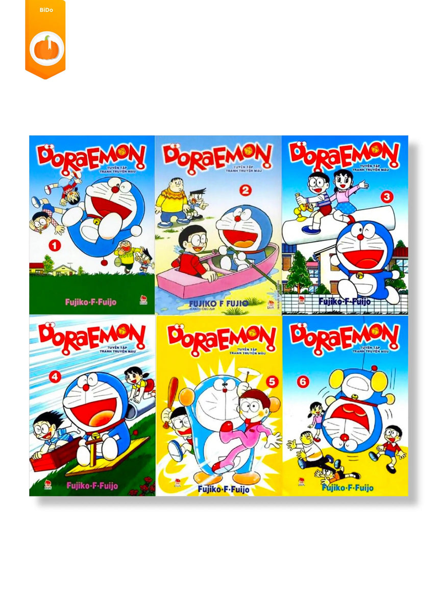 Combo Doraemon Tuyển Tập Tranh Truyện Màu (Trọn bộ 6 tập) - Bido - Tiệm Sách Việt tại Australia