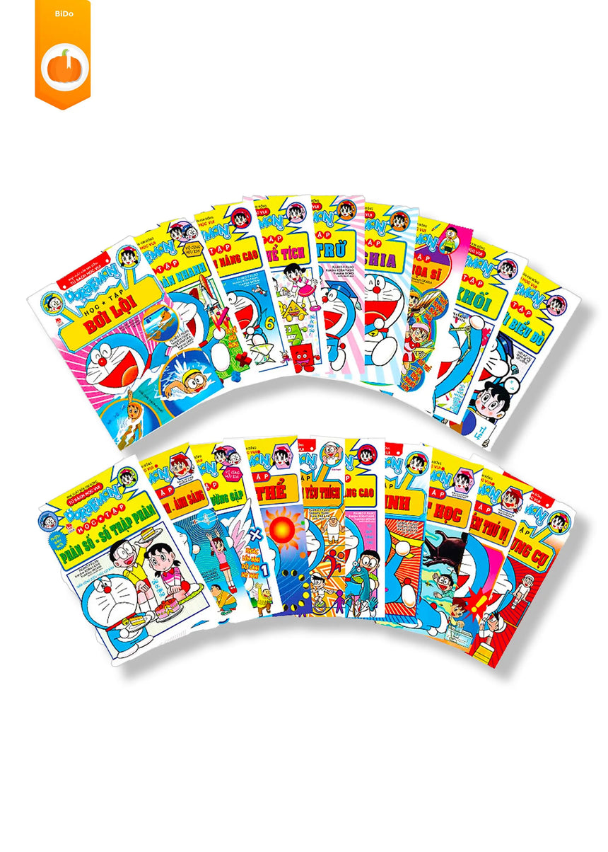 Combo Doraemon Học Tập (Trọn bộ 19 tập) - FREE SHIP - Bido - Tiệm Sách Việt tại Australia