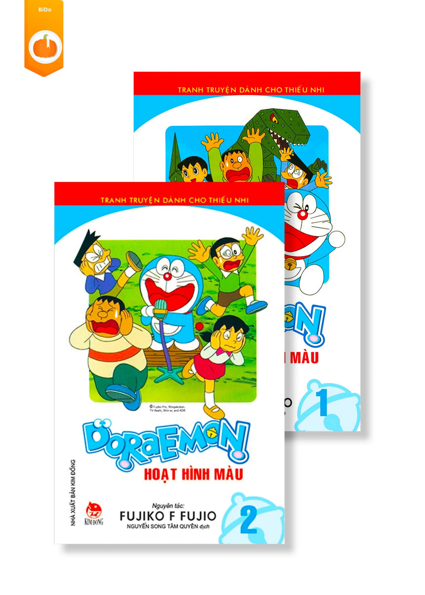 Combo Doraemon Hoạt hình màu (Tập 1 + 2) - Bido - Tiệm Sách Việt tại Australia