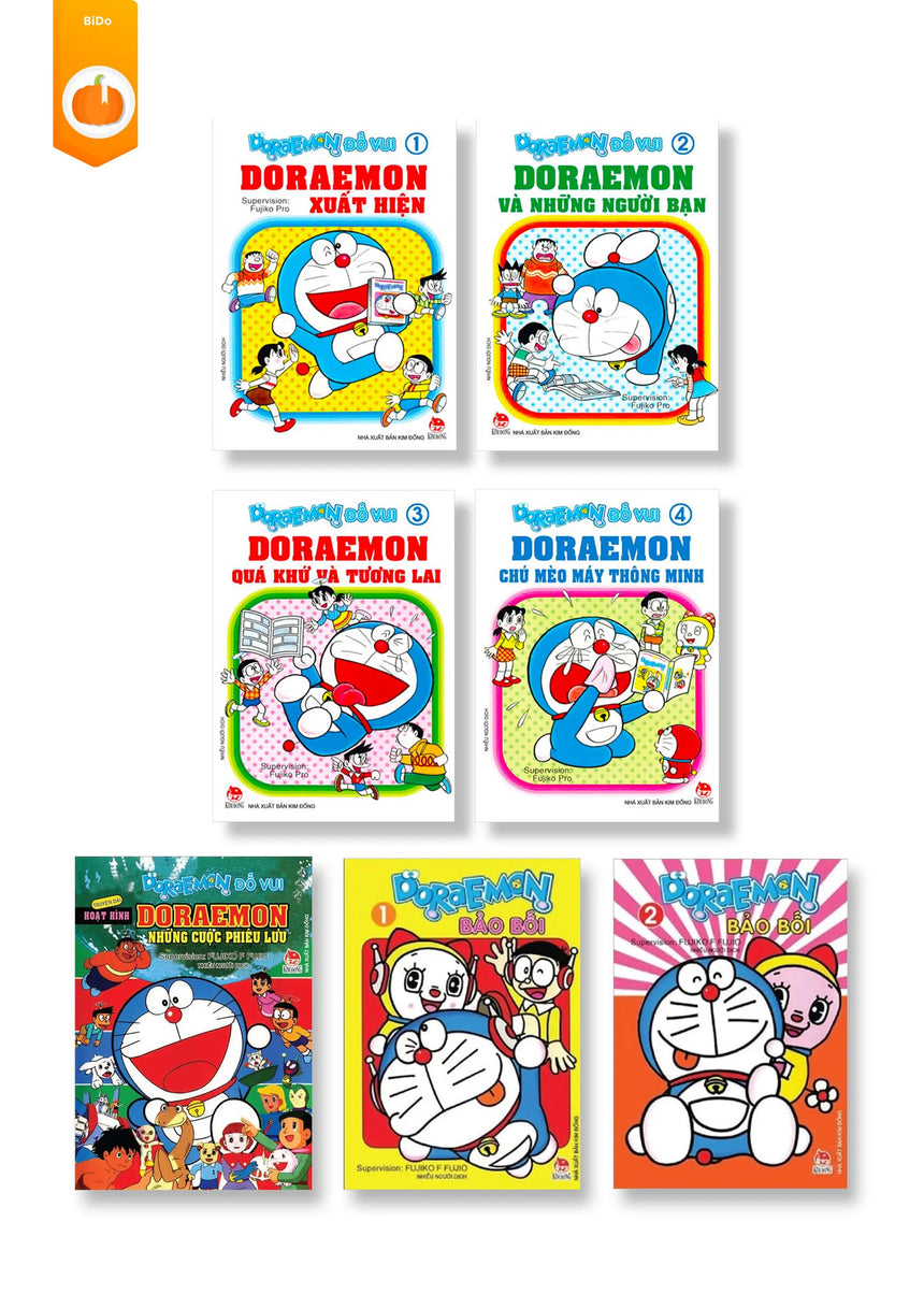 Combo Doraemon Đố Vui (Trọn bộ 7 tập) - Bido - Tiệm Sách Việt tại Australia