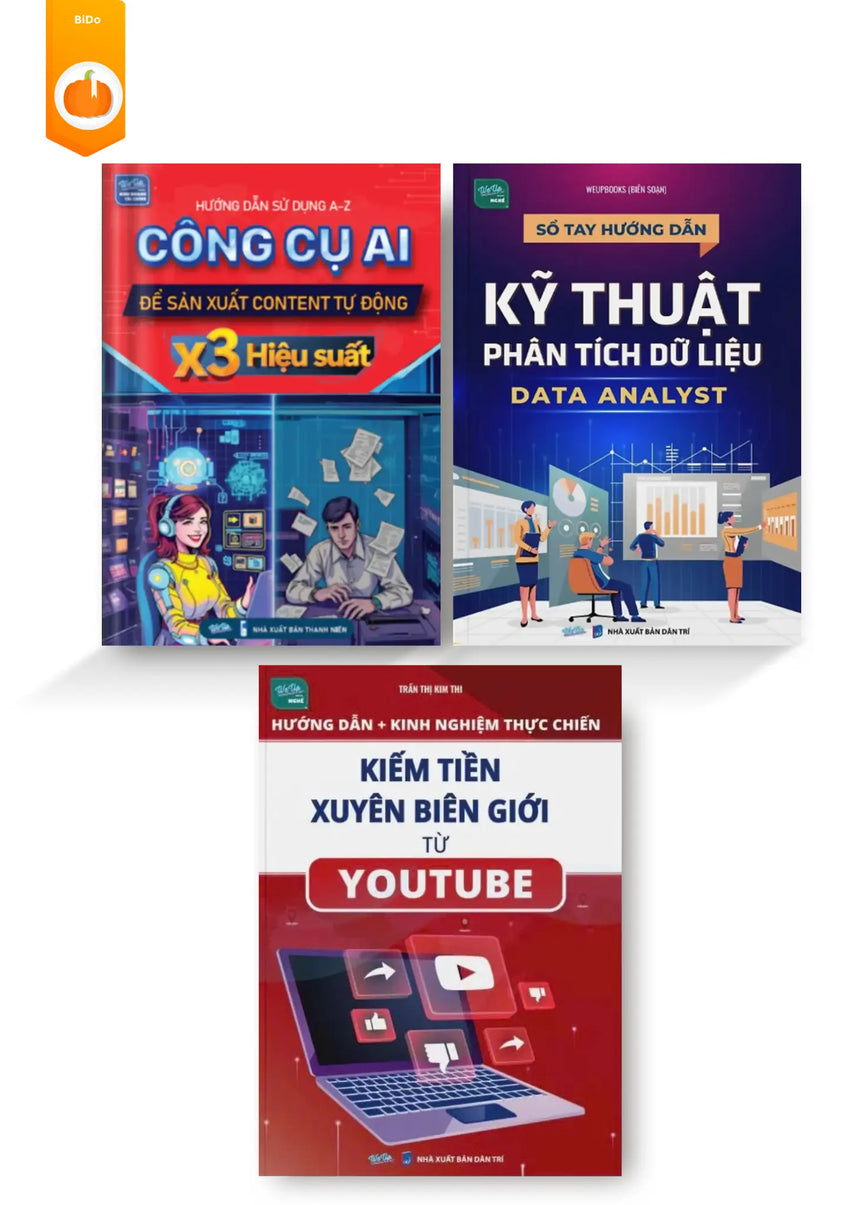 Kiếm Tiền Xuyên Biên Giới Từ Youtube + Kỹ Thuật Phân Tích Dữ Liệu Data Analyst + Công cụ AI