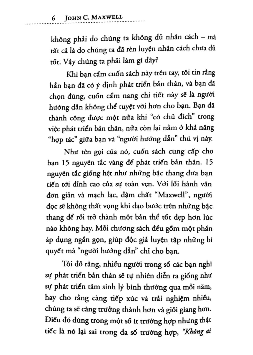 15 Nguyên Tắc Vàng Về Phát Triển Bản Thân