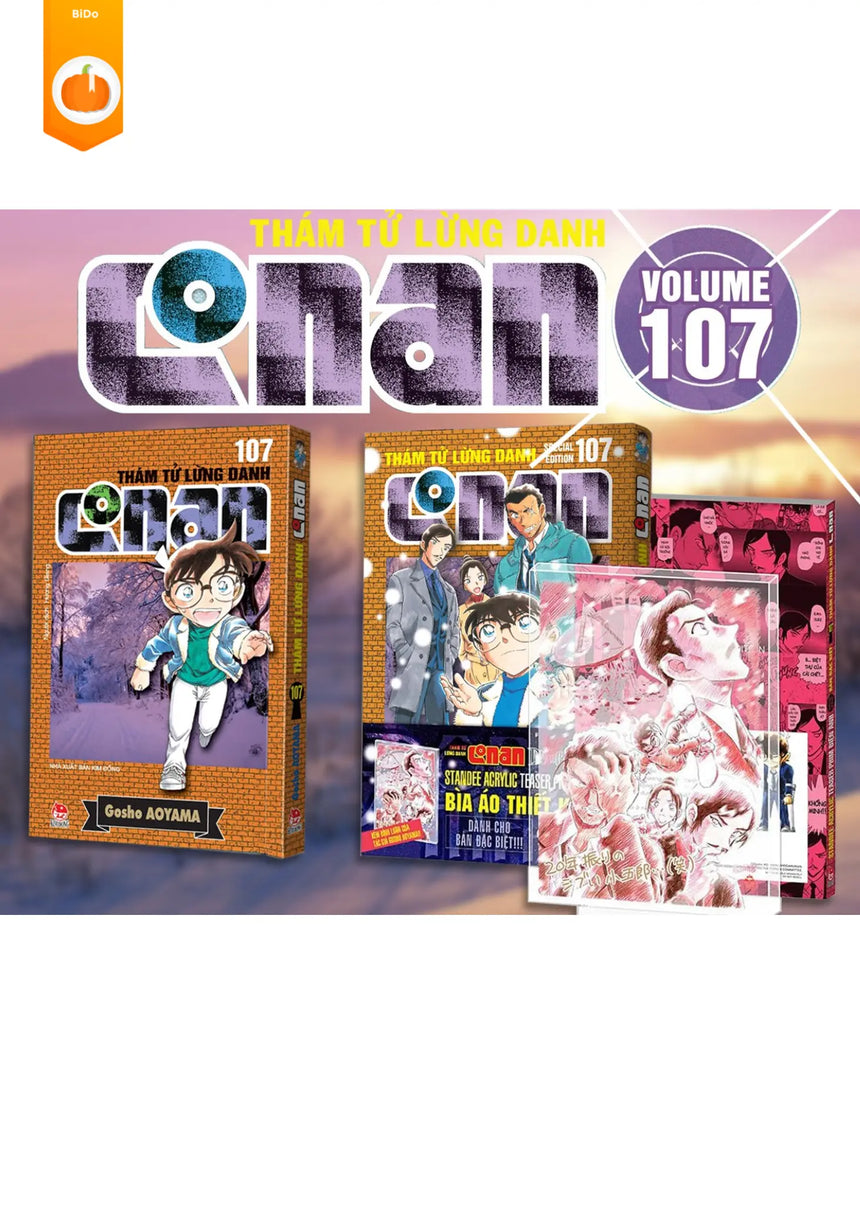 Thám Tử Lừng Danh Conan tập 107 Bido - Tiệm Sách Việt tại Australia