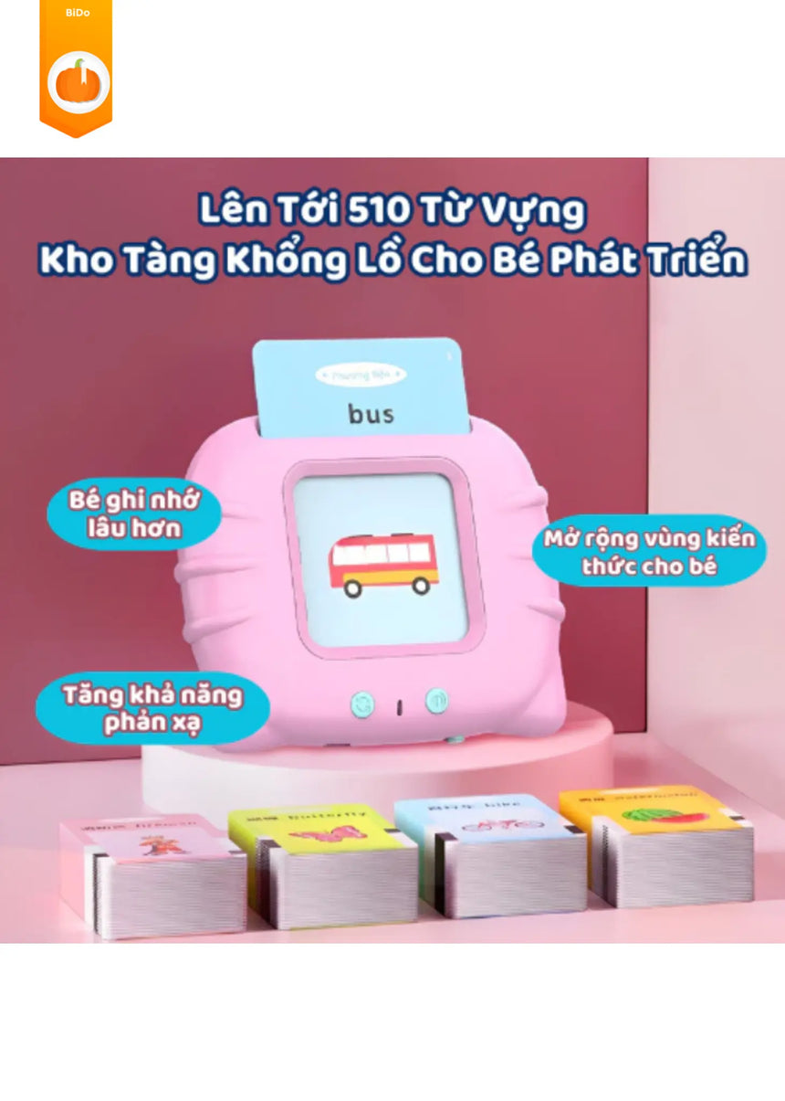 Máy Đọc Thẻ Song Ngữ Anh Việt - Vietnamese Flashcard Reader Bido - Tiệm Sách Việt tại Australia