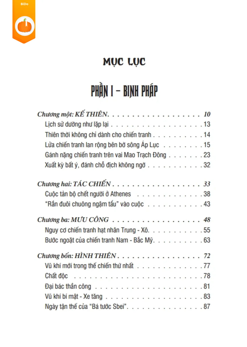 [pre-order] Tôn Tử Binh Pháp Và 36 Kế - Bìa Cứng Bido - Tiệm Sách Việt tại Australia
