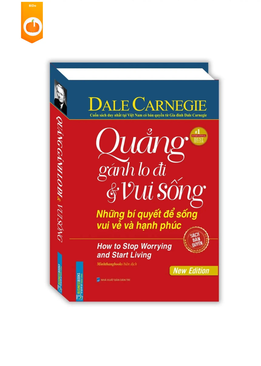 Quẳng Gánh Lo Đi & Vui Sống - Dale Carnegie - bìa cứng Bido - Tiệm Sách Việt tại Australia