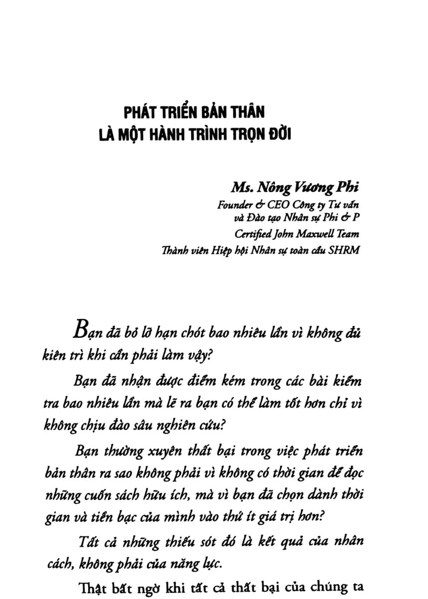 15 Nguyên Tắc Vàng Về Phát Triển Bản Thân