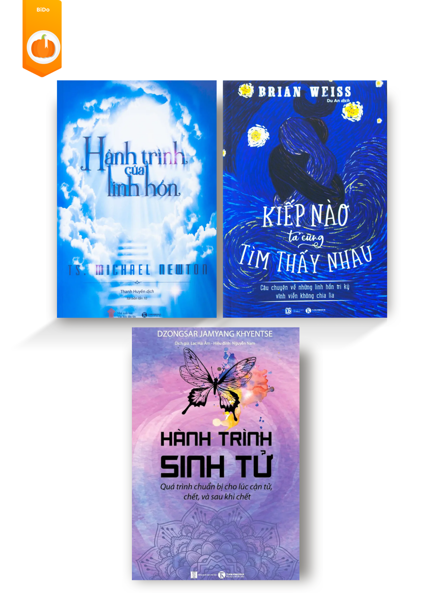 Combo 3 cuốn Hành trình của linh hồn + Hành trình sinh tử + Kiếp nào ta cũng tìm thấy nhau
