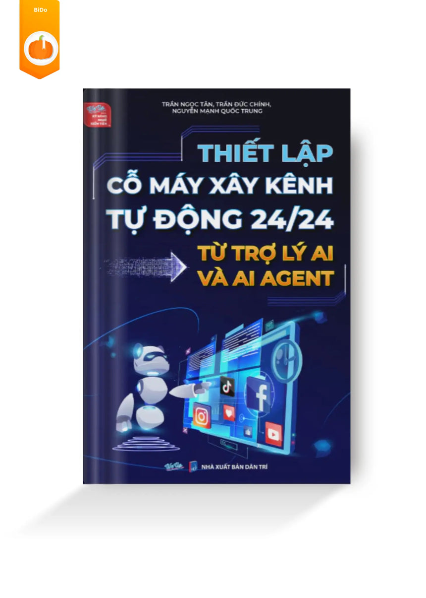 Thiết lập cỗ máy xây kênh tự động 24/24 từ trợ lý AI và AI Agent Bido - Tiệm Sách Việt tại Australia