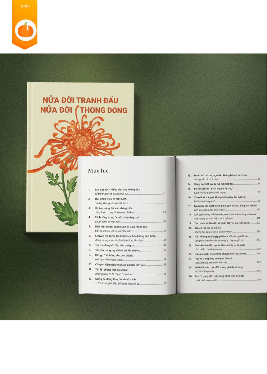 Nửa Đời Tranh Đấu - Nửa Đời Thong Dong Bido - Tiệm Sách Việt tại Australia