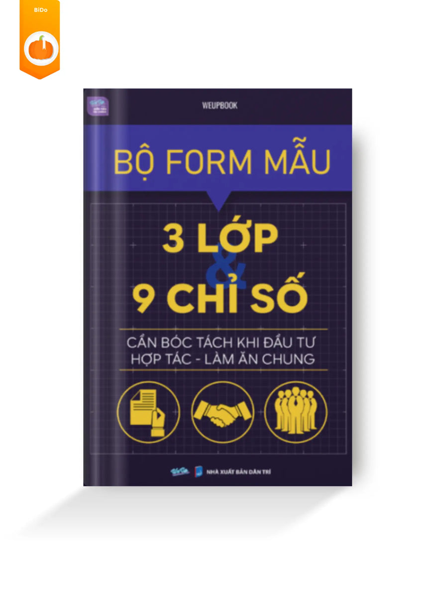 Bộ Form Mẫu 3 Lớp 9 Chỉ Số Cần Bóc Tách Khi Đầu Tư Hợp Tác Làm Ăn Chung Bido - Tiệm Sách Việt tại Australia