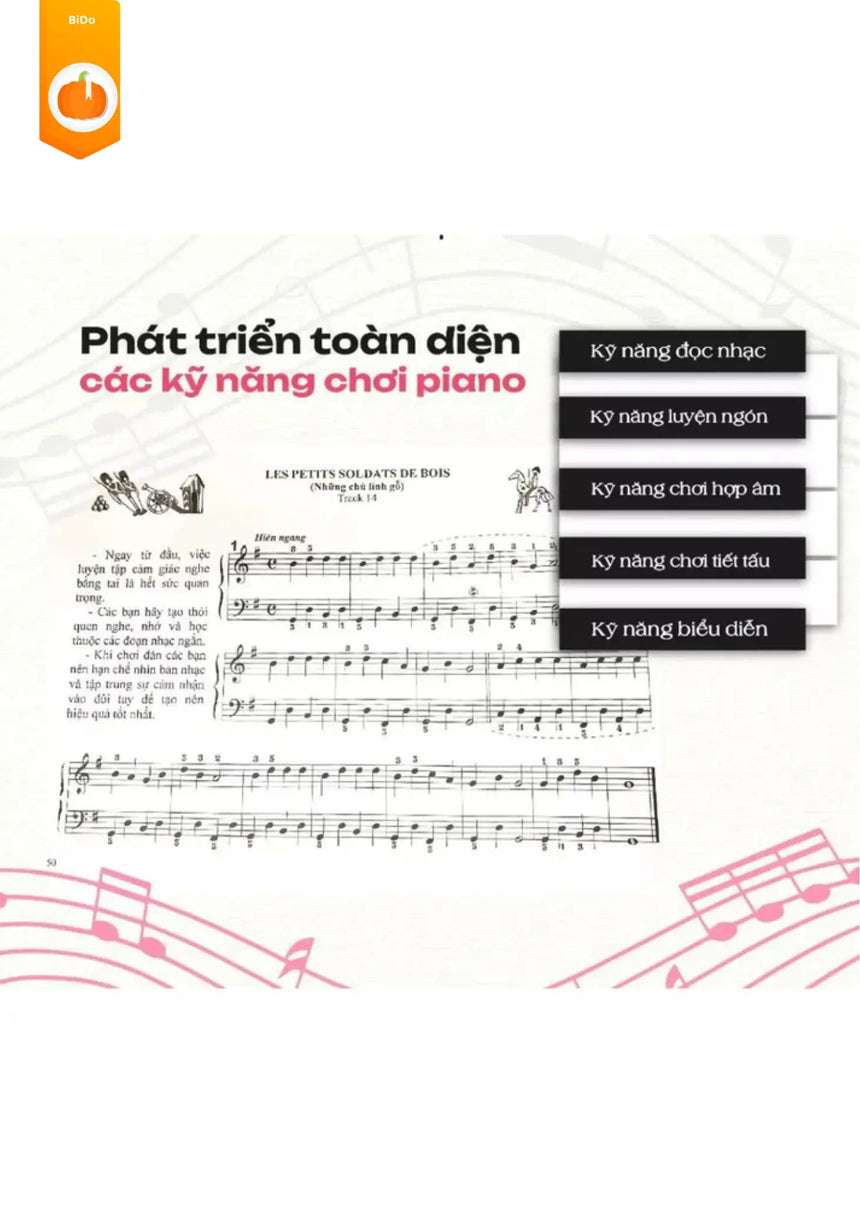 [pre-order] Sách Piano Phương Pháp Hồng - Methode Rose (Bộ 2 Tập) Bido - Tiệm Sách Việt tại Australia