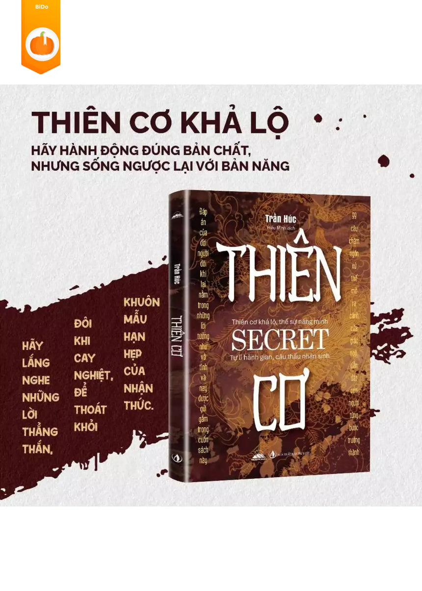 Thiên Cơ - 99 Câu Châm Ngôn Nhìn Thấu Lòng Người Và Thế Sự Bido - Tiệm Sách Việt tại Australia