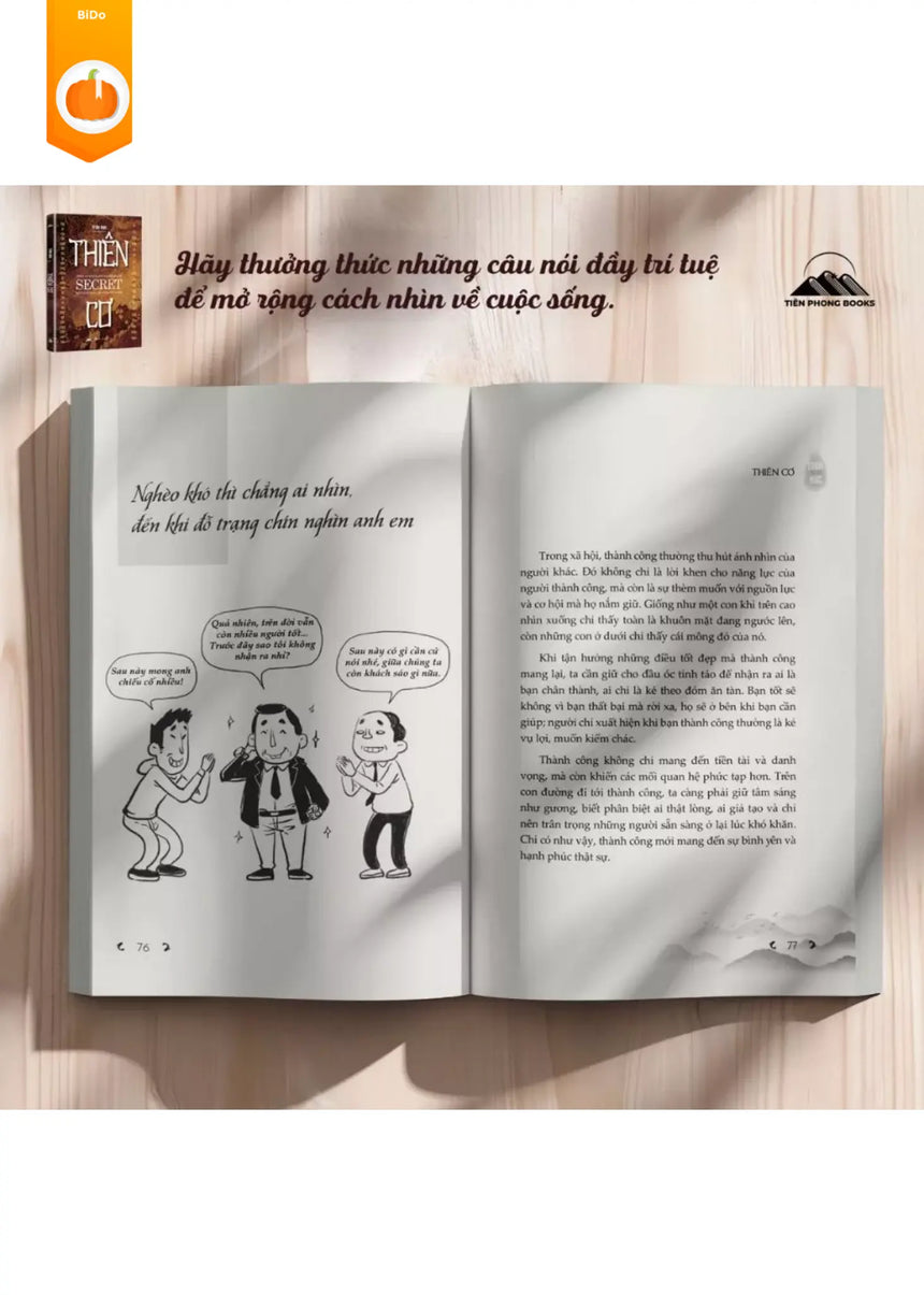 Thiên Cơ - 99 Câu Châm Ngôn Nhìn Thấu Lòng Người Và Thế Sự Bido - Tiệm Sách Việt tại Australia