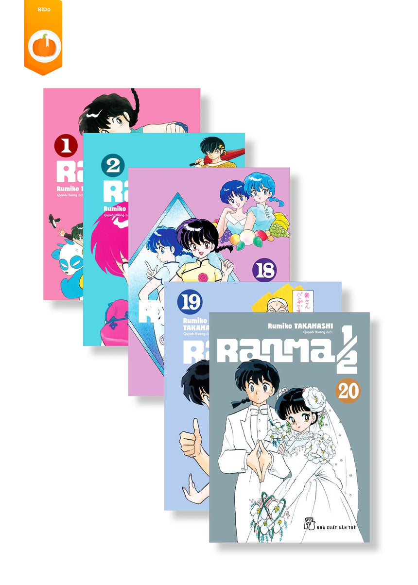 Ranma 1/2 (Combo 1 - 20) - 10% off + FREE SHIP - Bido - Tiệm Sách Việt tại Australia