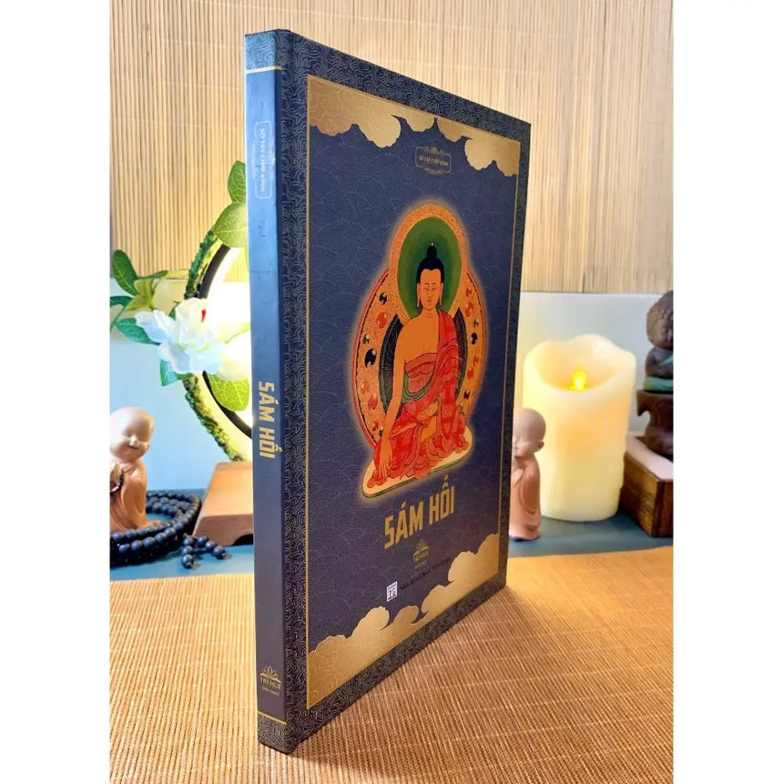 Sổ Tay Chép Kinh Sám Hối (nét chữ in mờ, tặng kèm bút chép kinh) Bido - Tiệm Sách Việt tại Australia