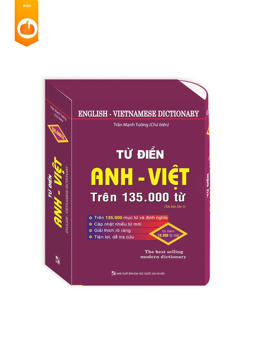 [pre-order] Từ Điển Việt Anh Trên 135.000 Từ BiDo - Tiệm Sách Việt