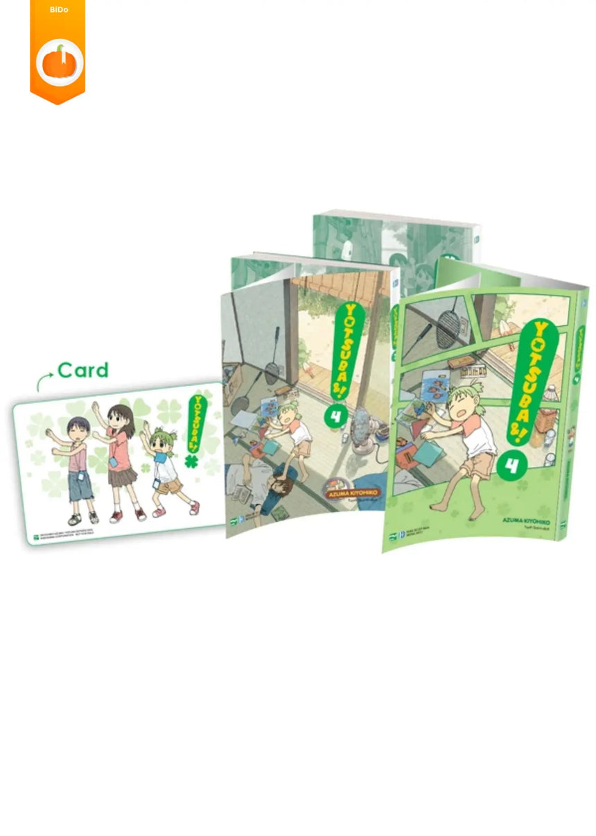 YOTSUBA&! CỎ BỐN LÁ 🍀 Bản Đặc Biệt - Tặng Kèm Bìa Áo Đặc Biệt + Standee - Bido - Tiệm Sách Việt tại Australia