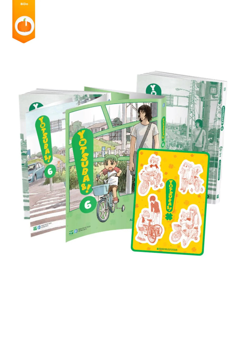 YOTSUBA&! CỎ BỐN LÁ 🍀 Bản Đặc Biệt - Tặng Kèm Bìa Áo Đặc Biệt + Standee - Bido - Tiệm Sách Việt tại Australia