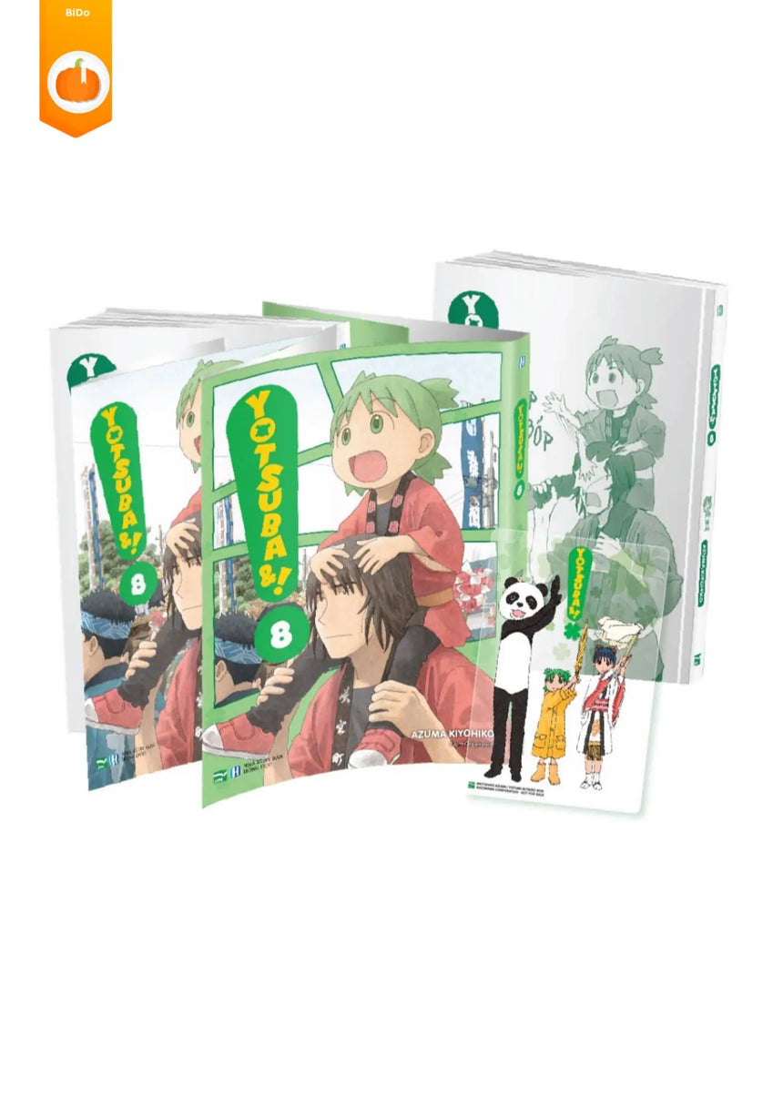 YOTSUBA&! CỎ BỐN LÁ 🍀 Bản Đặc Biệt - Tặng Kèm Bìa Áo Đặc Biệt + Standee - Bido - Tiệm Sách Việt tại Australia