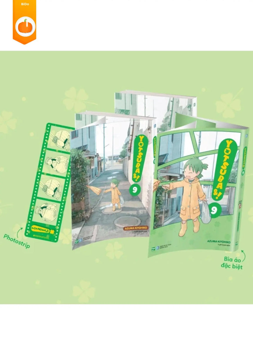 YOTSUBA&! CỎ BỐN LÁ 🍀 Bản Đặc Biệt - Tặng Kèm Bìa Áo Đặc Biệt + Standee - Bido - Tiệm Sách Việt tại Australia