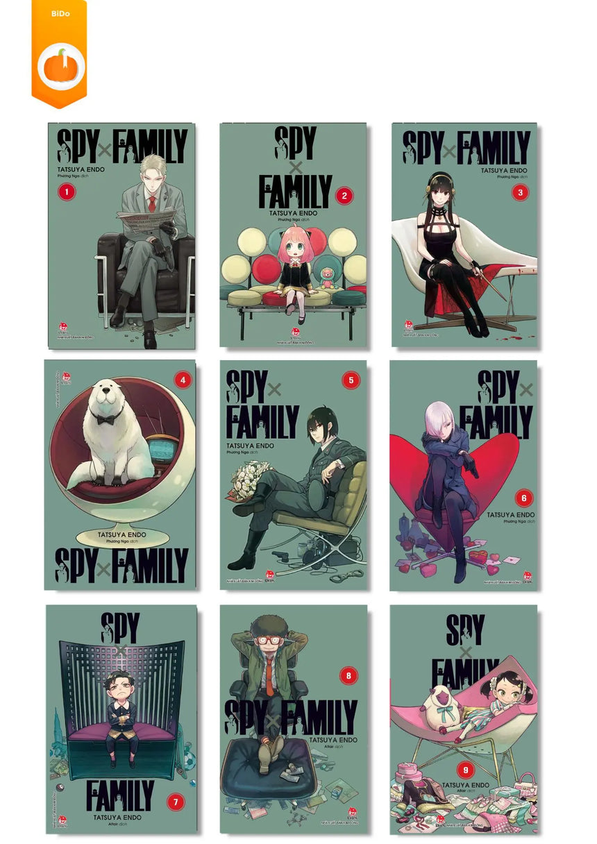 Spy x Family 9 tập (combo và truyện lẻ) - Bido - Tiệm Sách Việt tại Australia