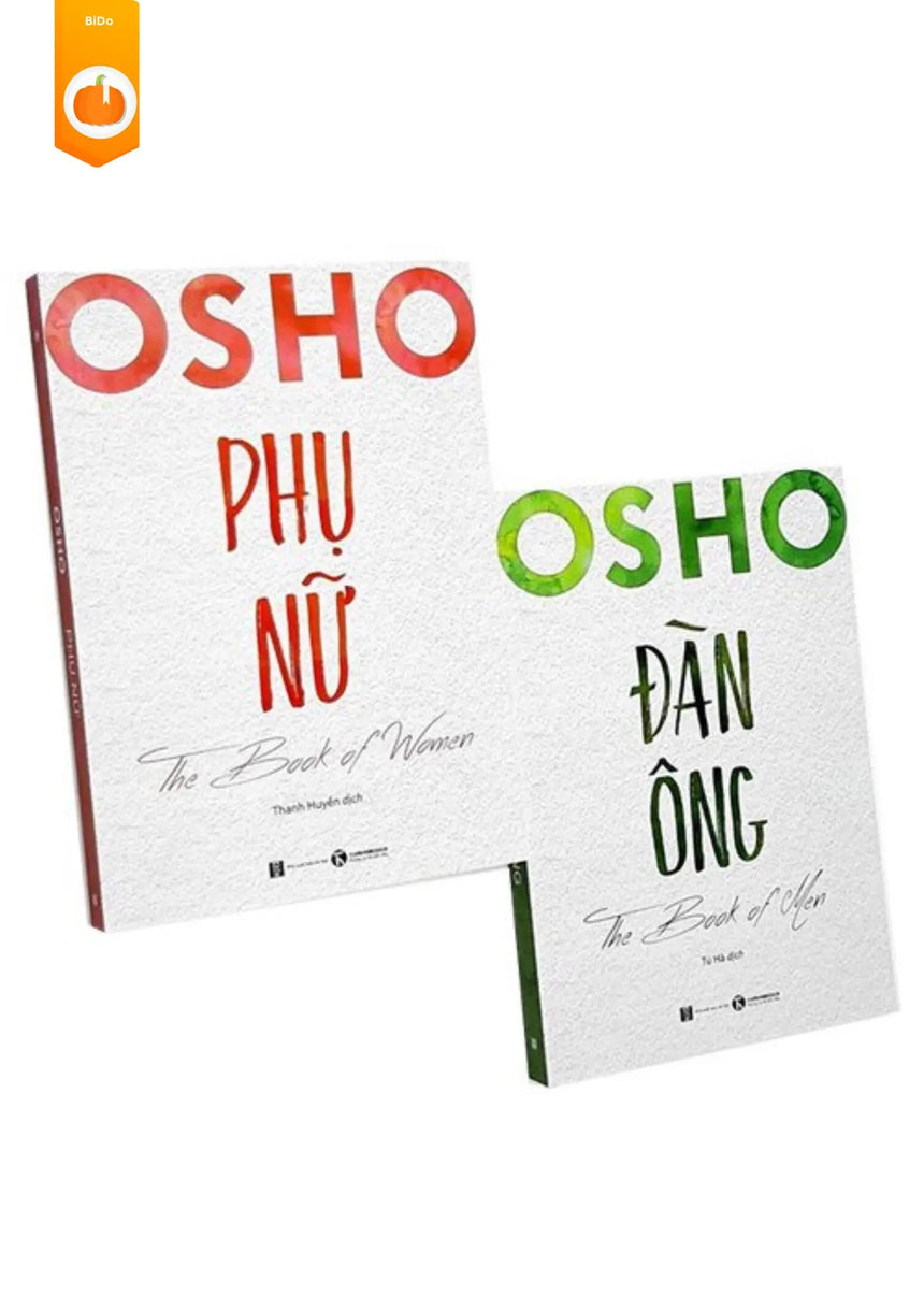 [pre-order] Combo 2 Cuốn: Osho Đàn Ông + Osho Phụ Nữ BiDo - Tiệm Sách Việt