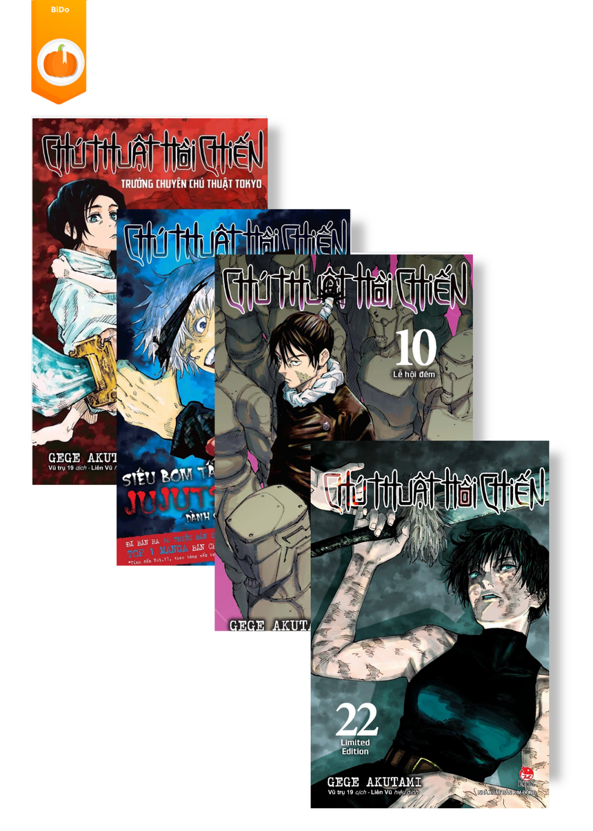 Chú Thuật Hồi Chiến Jujutsu Kaisen - Combo 23 tập (Vol 0 - Vol 22) - extra 10% off at check out + FREE SHIP