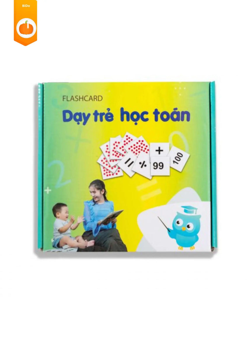 FLASHCARD - Dạy Bé Học Toán Glenn Doman (59 Thẻ Flashcards) - Dành cho trẻ 0 - 6 tuổi - Bido - Tiệm Sách Việt tại Australia