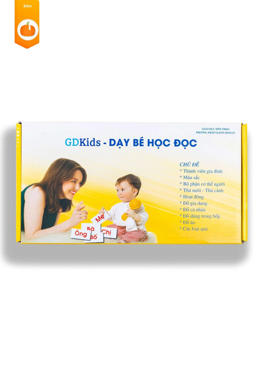 FLASHCARD - Dạy Bé Học Đọc Glenn Doman (100 Thẻ Flashcard) - Dành cho trẻ 0 - 6 tuổi - Bido - Tiệm Sách Việt tại Australia