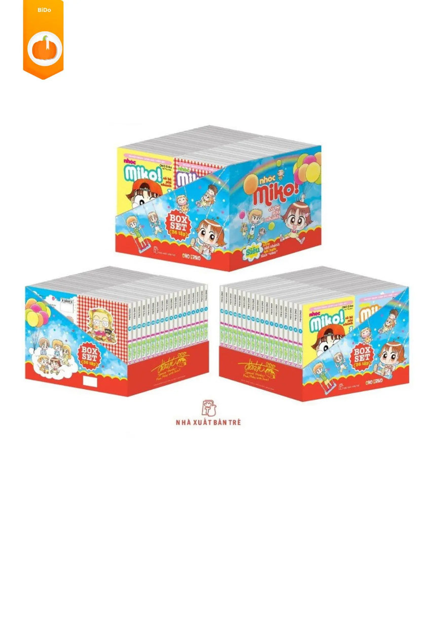 [pre-order] Nhóc Miko Boxset (Trọn bộ 37 Tập) - 10% off + FREE SHIP BiDo - Tiệm Sách Việt