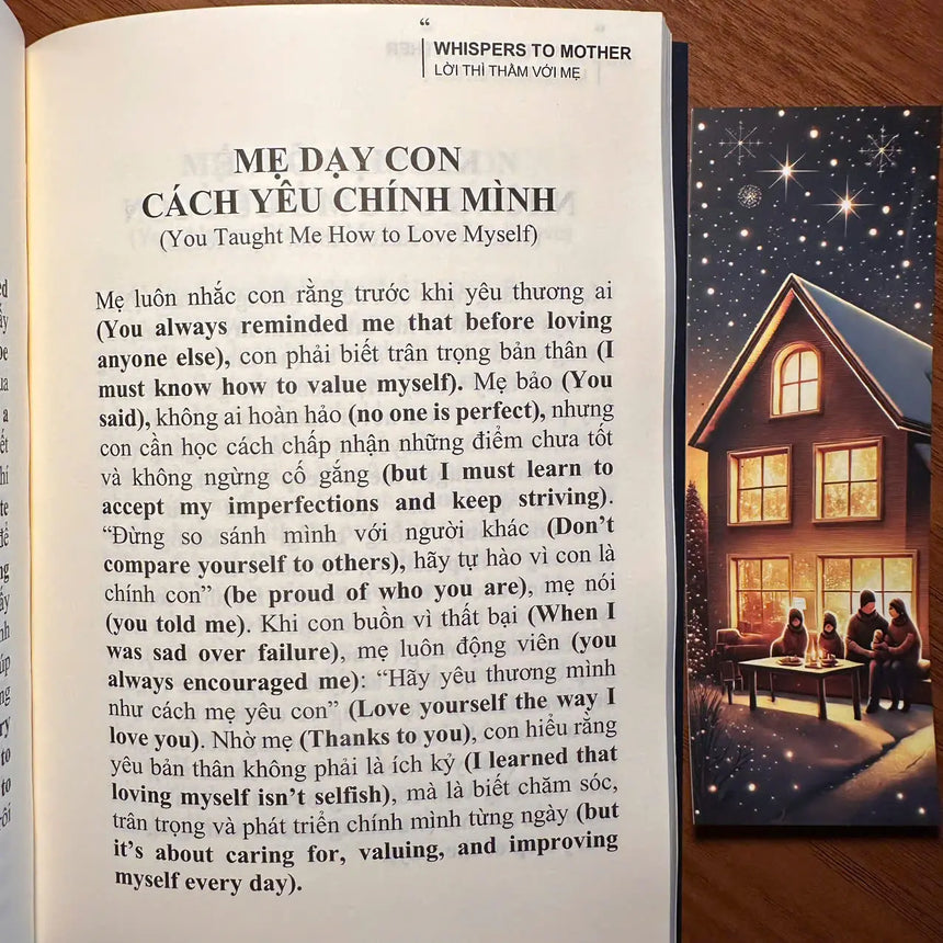 Bộ 3 Sách Song Ngữ Anh Việt: Lời Thì Thầm Trong Tổ Ấm - Whispers In The Home + Lời Thì Thầm Với Cha - Whispers To Father + Lời Thì Thầm Với Mẹ - Whispers To Mother Bido - Tiệm Sách Việt tại Australia