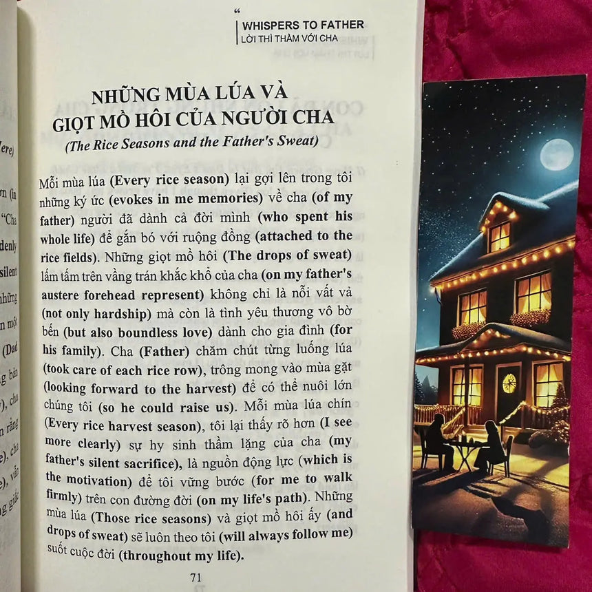 Sách Song Ngữ Lời Thì Thầm Với Cha - Whispers To Father + Mã File Nghe Bido - Tiệm Sách Việt tại Australia