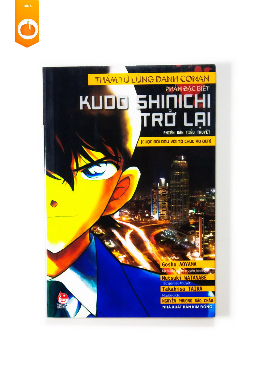 [pre-order] Kudo Shinichi trở lại - Cuộc Đối Đầu Với Tổ Chức Áo Đen BiDo - Tiệm Sách Việt