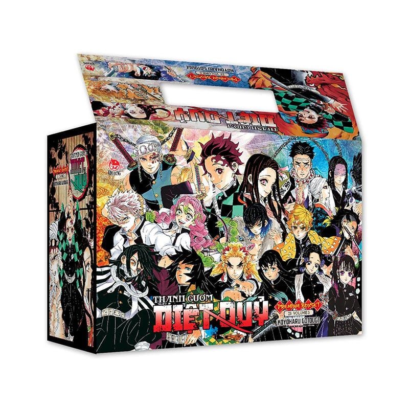 Premium Boxset Thanh Gươm Diệt Quỷ - Kimetsu no Yaiba (Trọn bộ 23 Tập) - Bộ sưu tập 5 năm Bido - Tiệm Sách Việt tại Australia