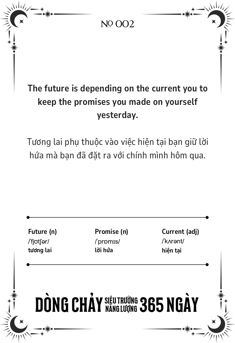 Combo 2 Sách Song Ngữ Anh-Việt 365 Ngày Dòng Chảy Siêu Trường Năng Lượng - 365 Days Of Supper Energy Flow