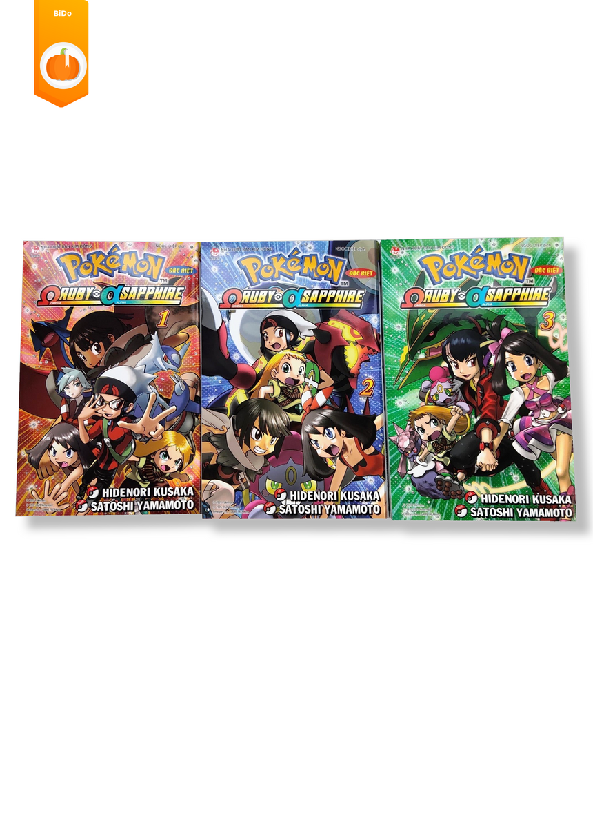 Boxset 3 Tập: Pokémon Đặc Biệt Ω Ruby Α Sapphire [Tặng Kèm Bookmark]