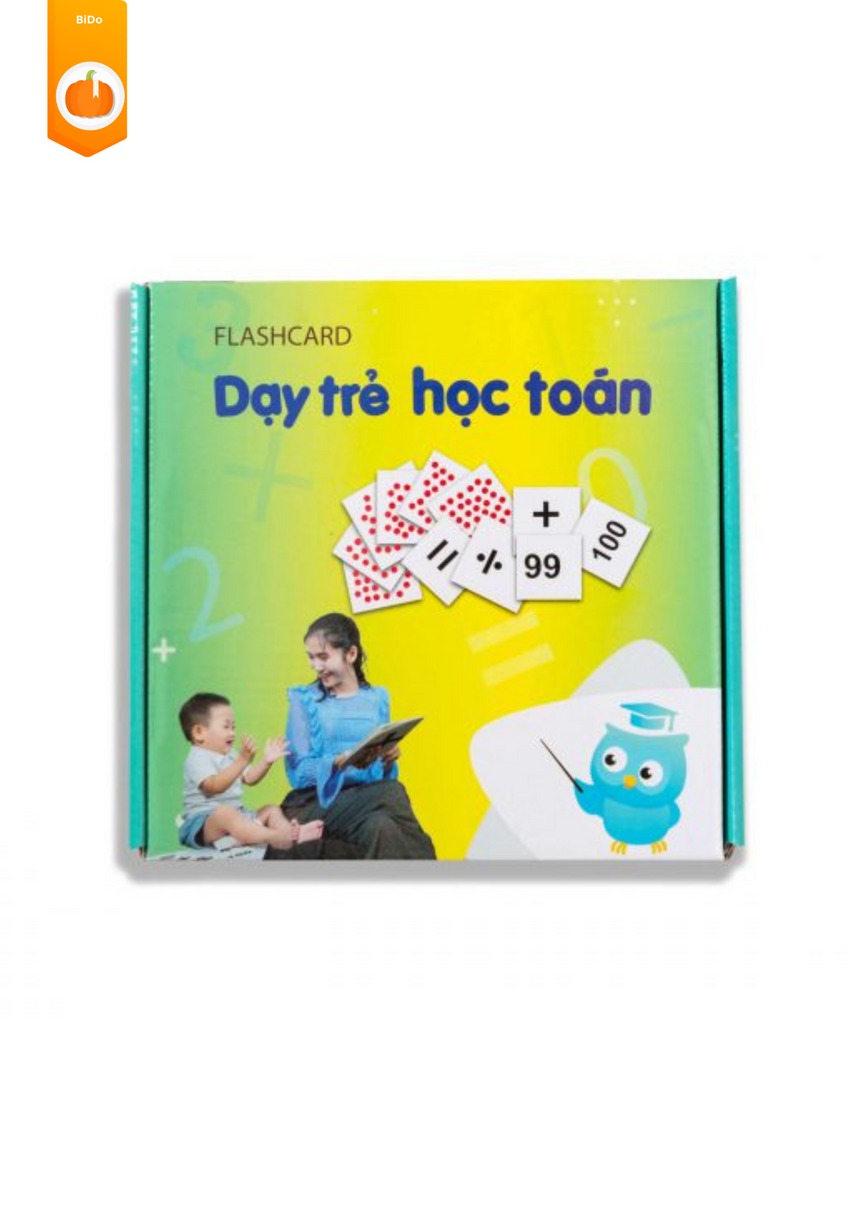 FLASHCARD - Dạy Bé Học Toán Glenn Doman (59 Thẻ Flashcards) - Dành cho trẻ 0 - 6 tuổi