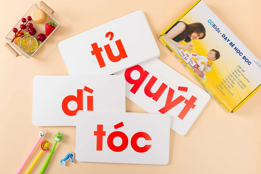 FLASHCARD - Dạy Bé Học Đọc Glenn Doman (100 Thẻ Flashcard) - Dành cho trẻ 0 - 6 tuổi